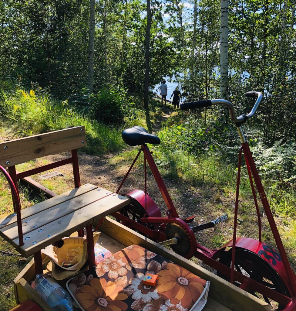 Cykla dressin från Virserum till Åseda