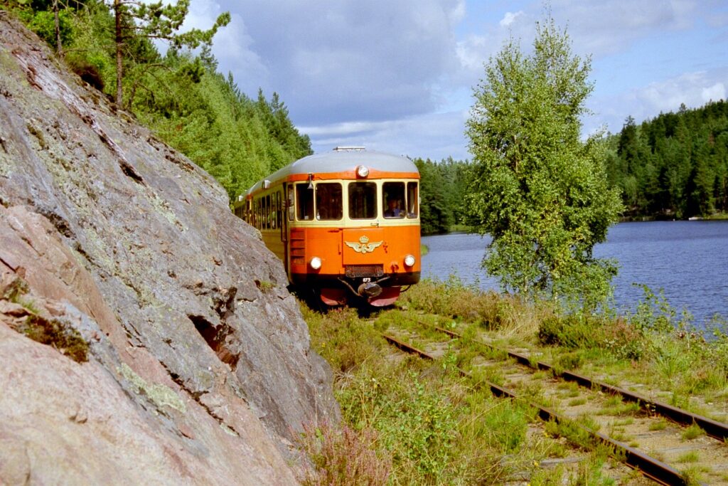 Rälsbuss på Smalspåret